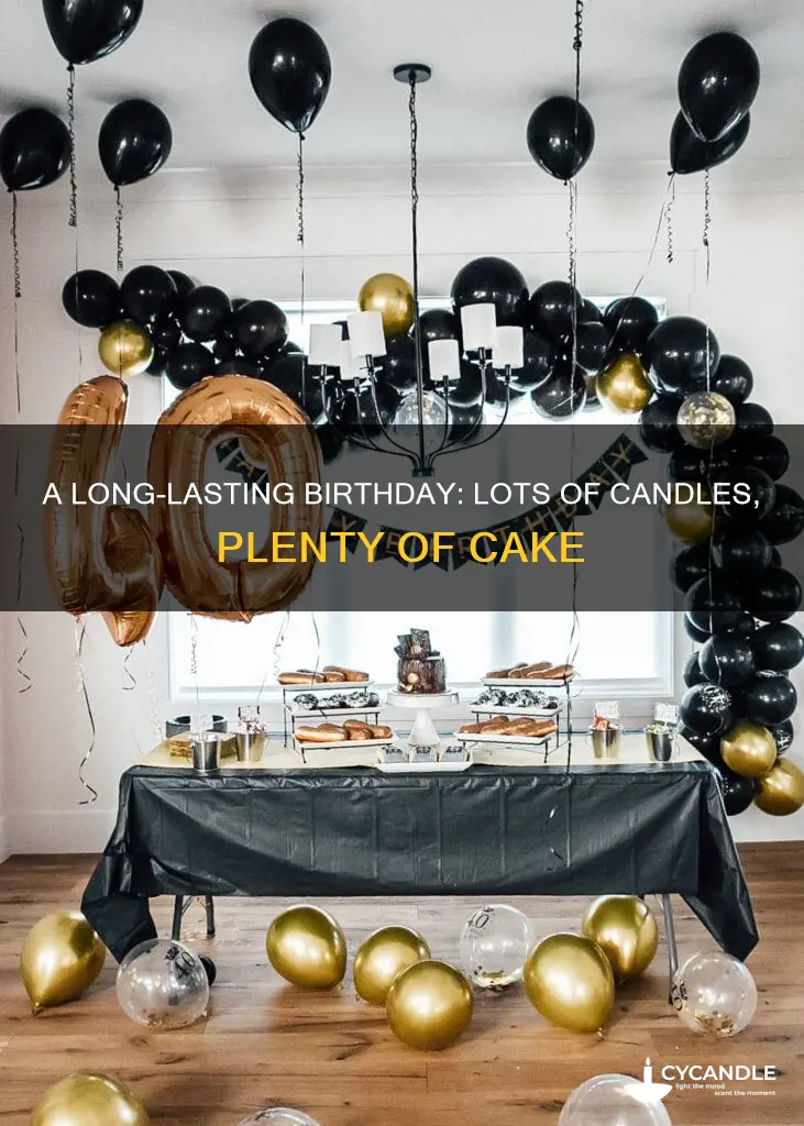 how long is lots of candles plenty of cake