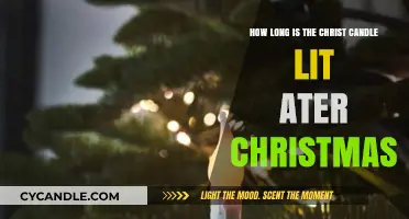 The Christ Candle: How Long Does It Burn Post-Christmas?