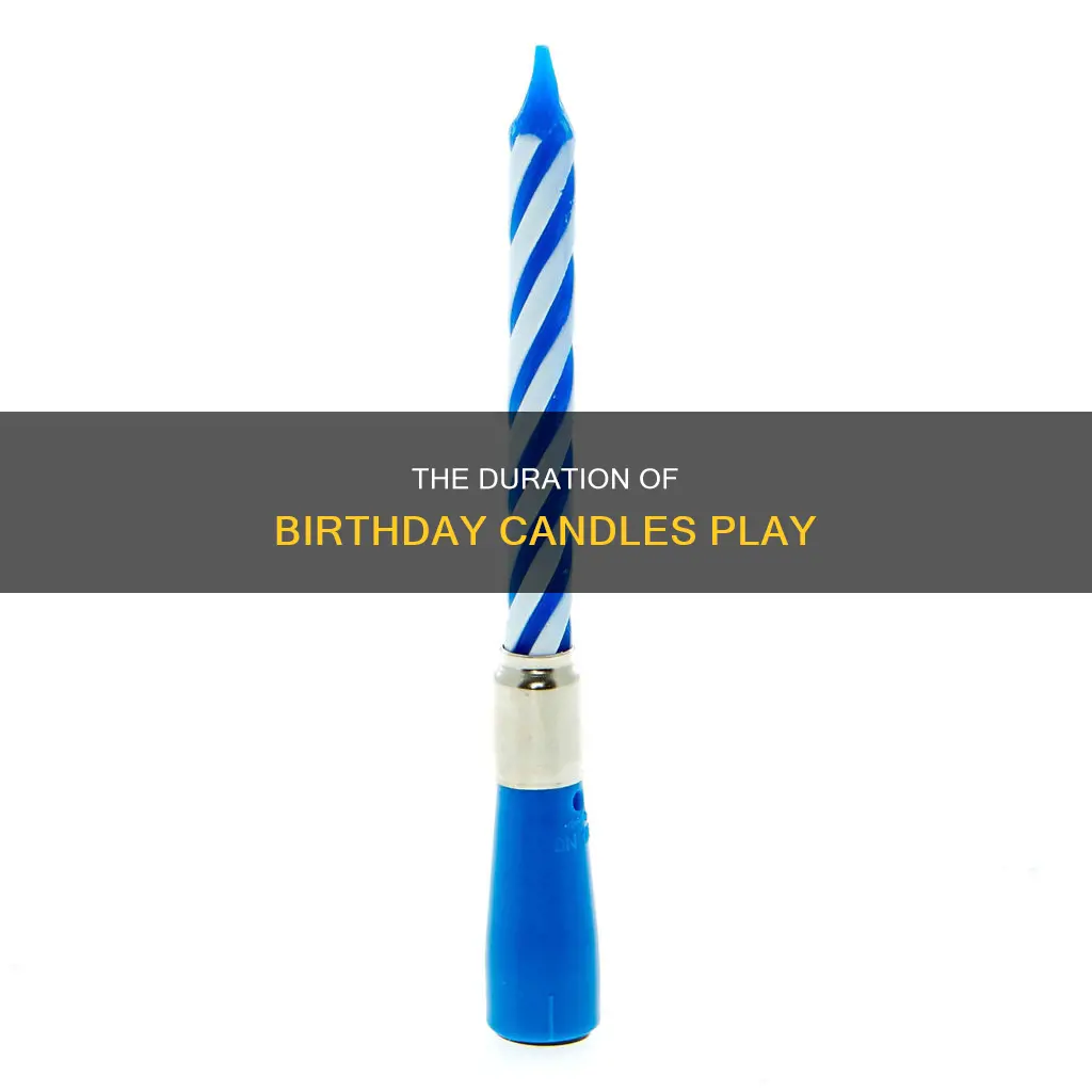 how long is the play birthday candles