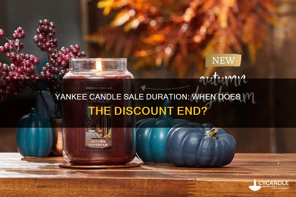 how long is the yankee candle sale