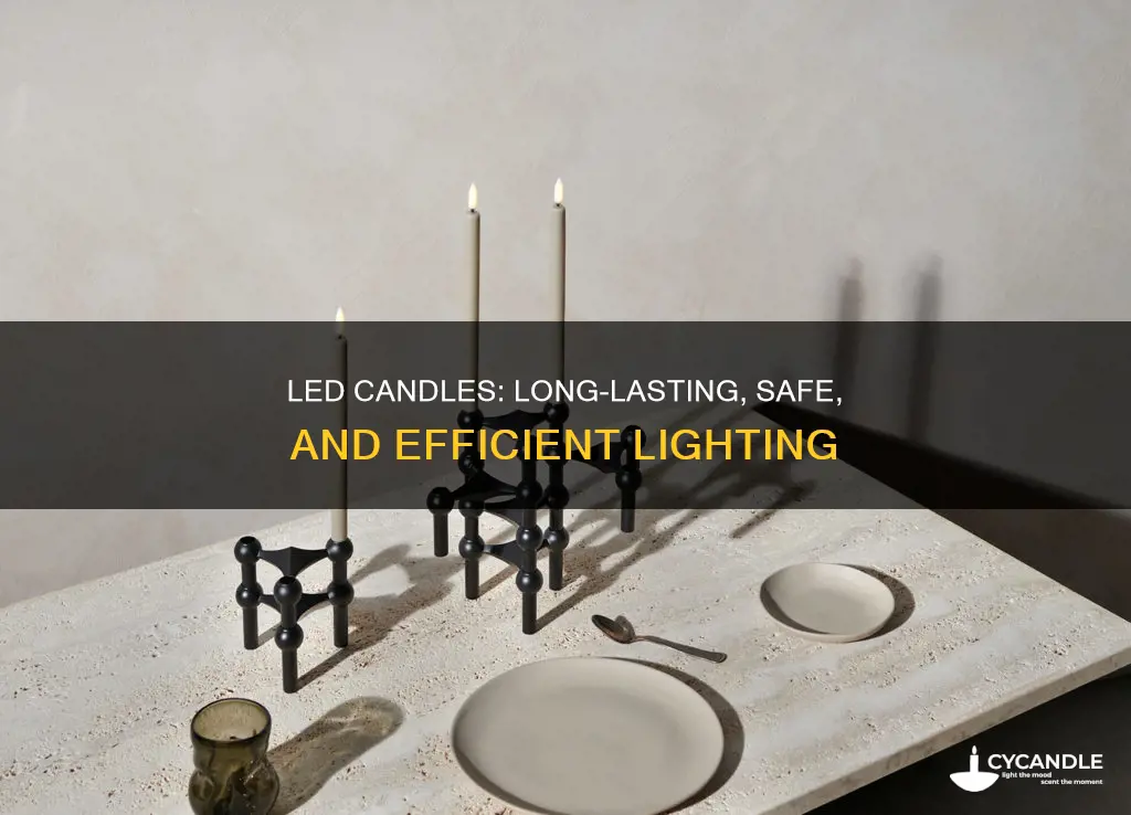how long led candle batteries last