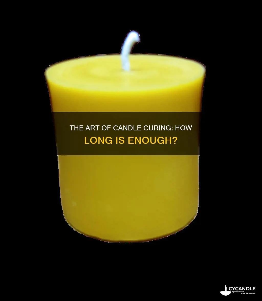 how long should a candle cure
