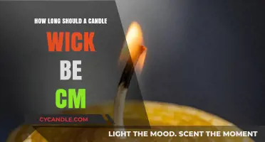 Optimal Candle Wick Length: How Many Centimeters for Perfect Burn?