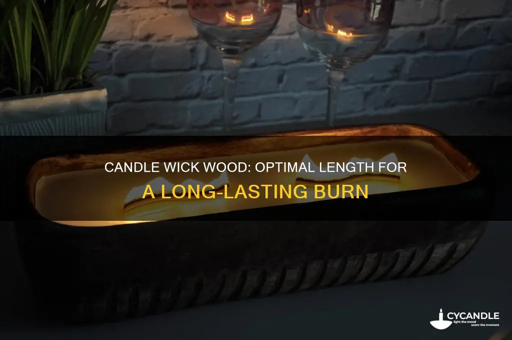 how long should a wood be on a new candle
