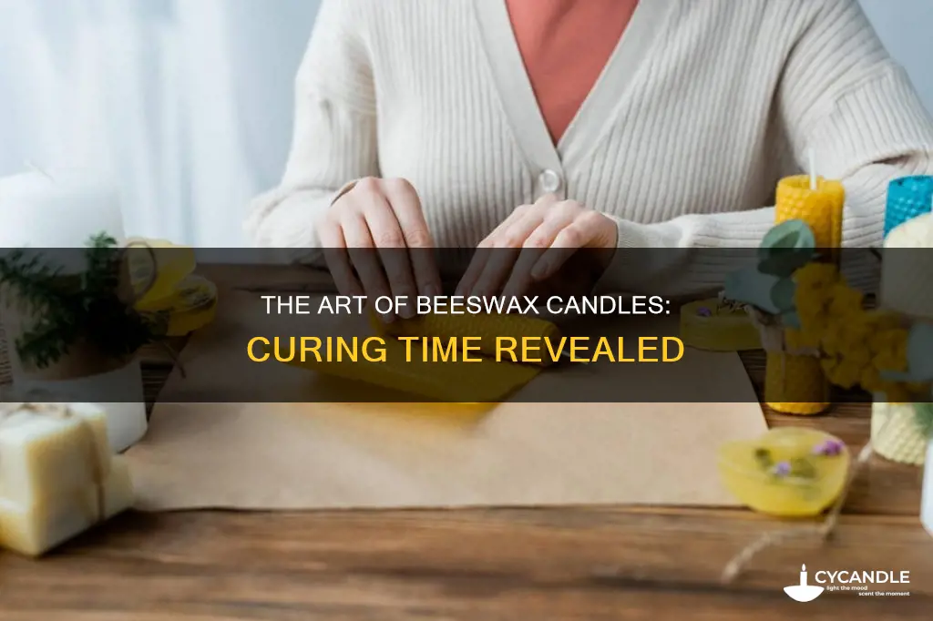 how long should beeswax candles cure