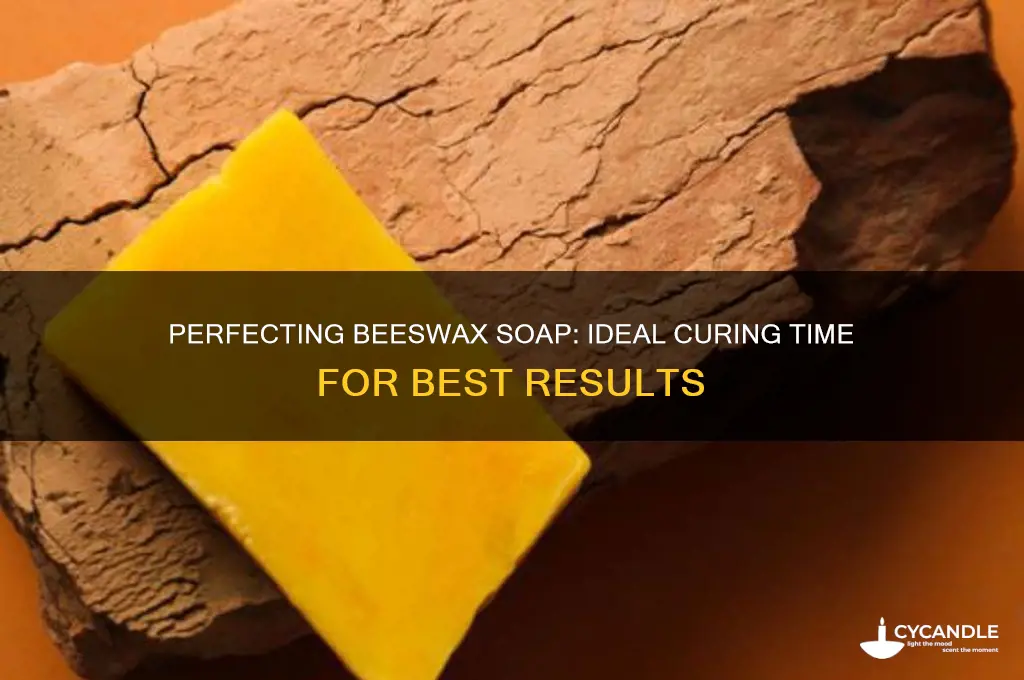 how long should beeswax soap cure