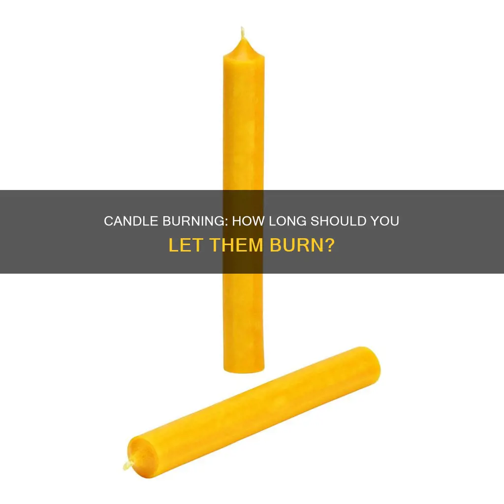 how long should candles stay lit