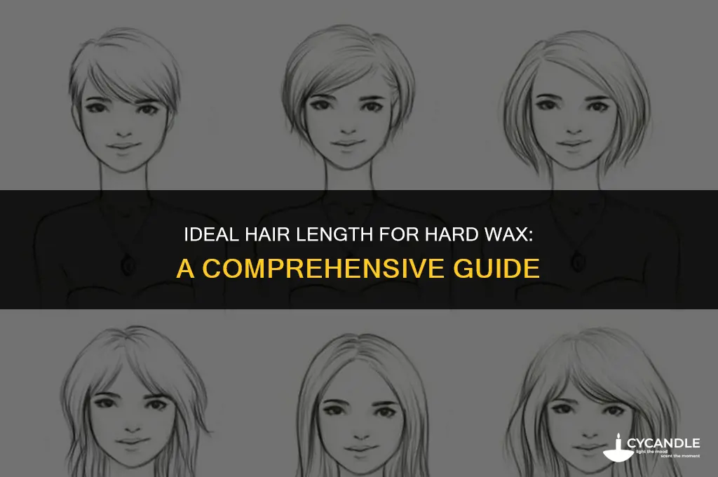 how long should hair be to use hard wax