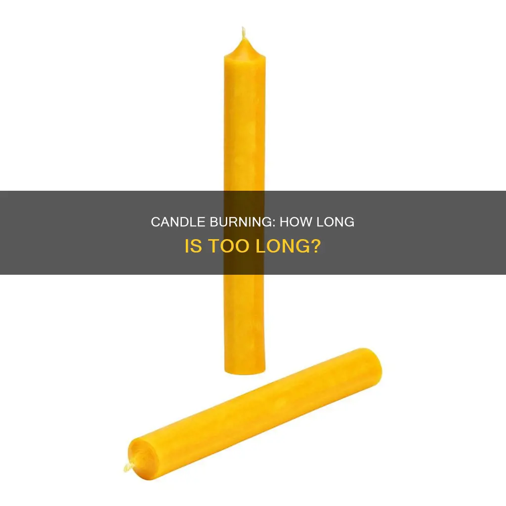 how long should i leave a candle on