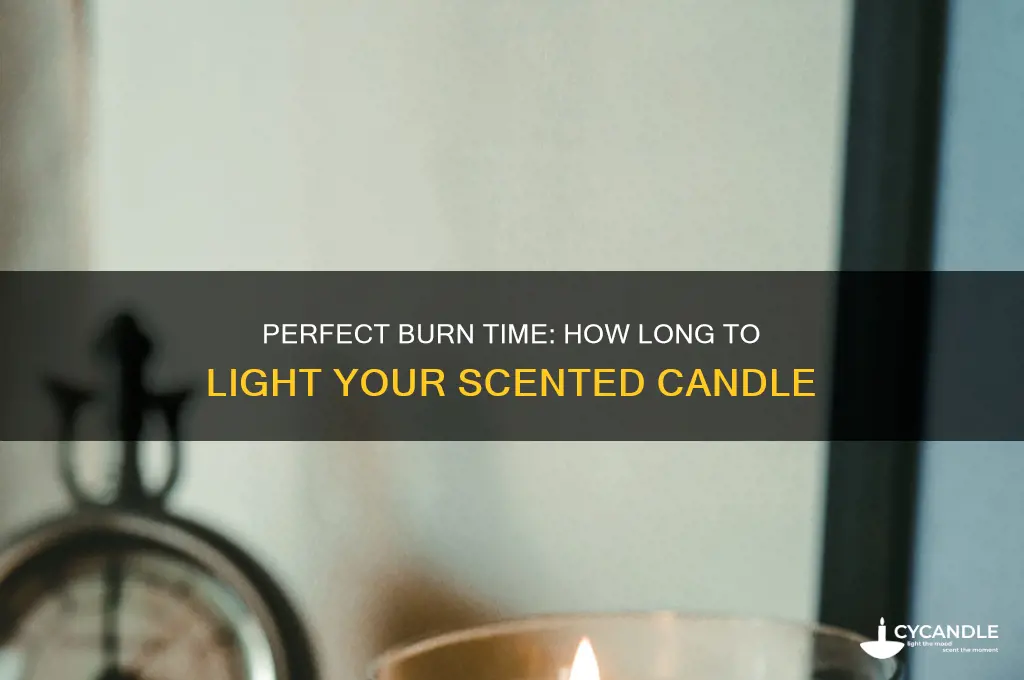 how long should i light a scented candle