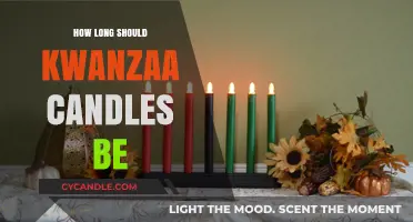 Kwanzaa Candles: What's the Ideal Length?