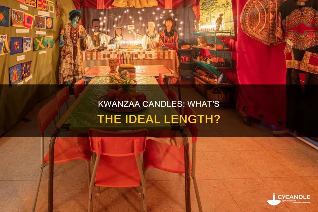 how long should kwanzaa candles be