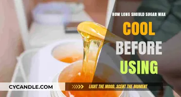 The Sweet Spot: Optimal Cooling Time for Sugar Wax
