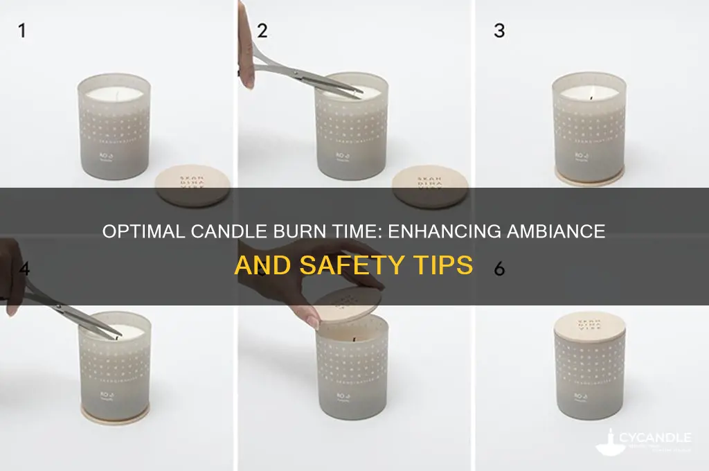 how long should you light a candle