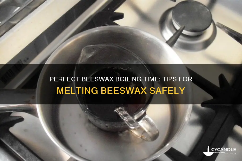 how long to boil beeswax
