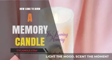 Burning Memory Candles: Understanding the Time It Takes to Melt Memories