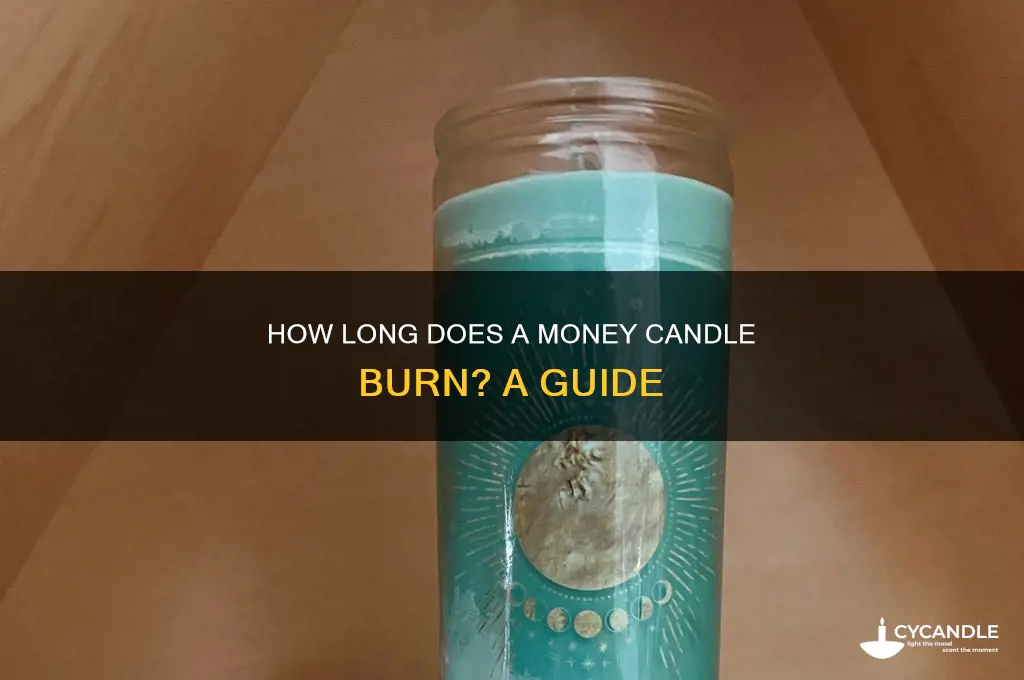 how long to burn a money candle
