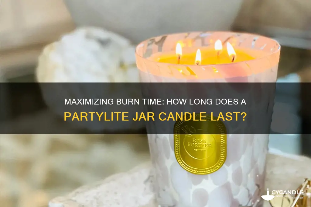 how long to burn a partylite jar candle