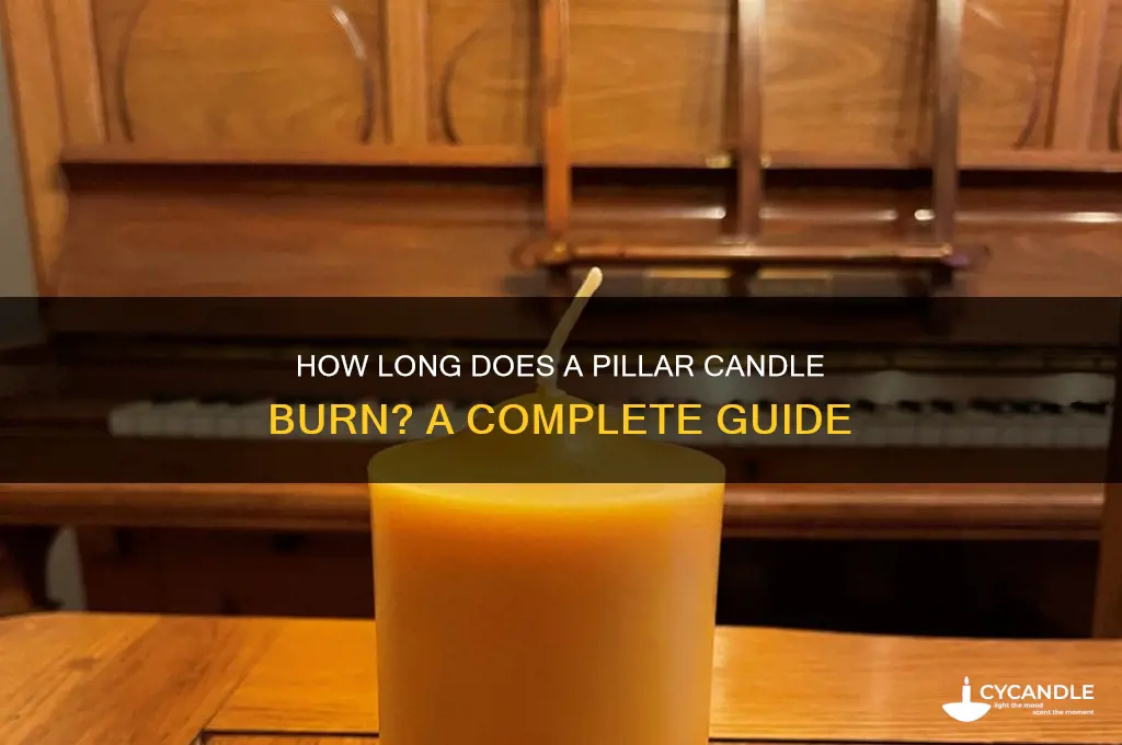 how long to burn a pillar candle