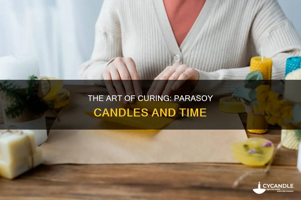 how long to cure a parasoy candle