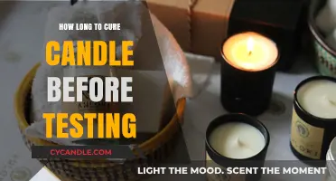 Candle Curing: The Ideal Time to Test