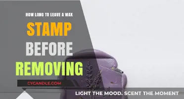 Perfecting Your Wax Seal: Optimal Drying Time for Stamp Removal