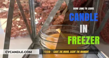 Freezing Candles: How Long Should You Leave Them In?