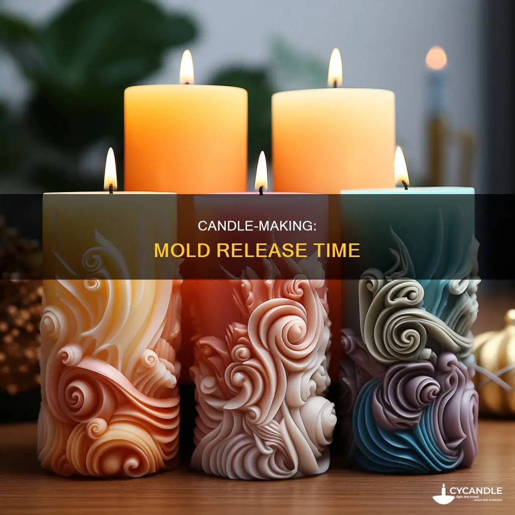 how long to leave candle in mold