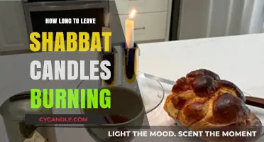 Shabbat Candles: Optimal Burning Duration for a Sacred Glow