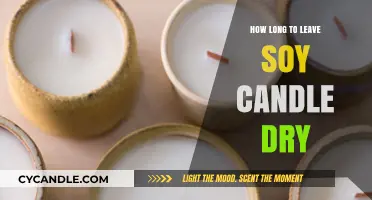 Soy Candles: Drying Time and Care Tips
