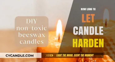 The Perfect Timing for Candle Hardening