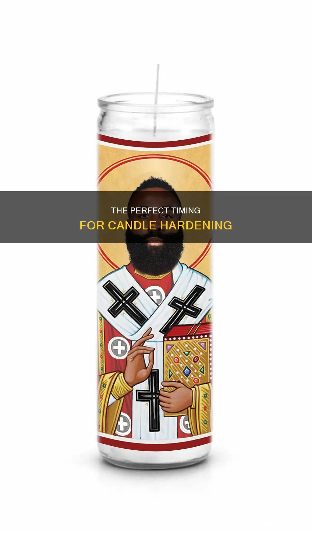 how long to let candle harden