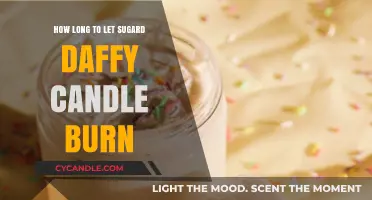 Perfect Burn Time for Sugar Daffy Candles: Tips and Tricks