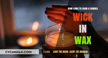 Perfect Wick Soaking Time: Enhancing Candle Burn Quality and Longevity