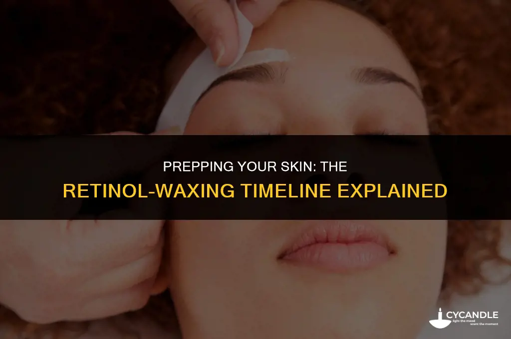 how long to stop retinol before waxing