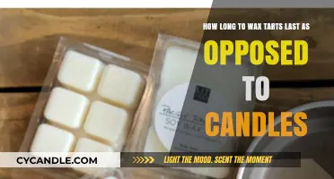Wax Tarts vs. Candles: Comparing Burn Time and Longevity
