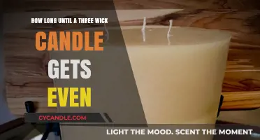 When Does a Three-Wick Candle Burn Evenly? A Guide