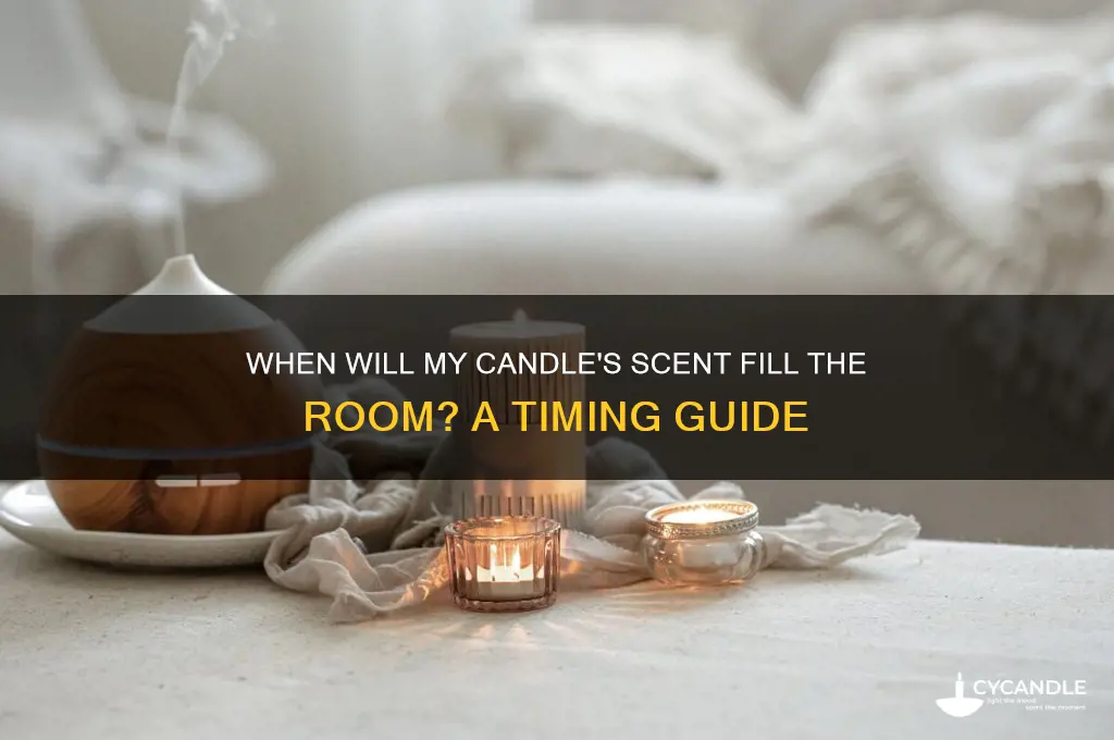 how long until i can smell my candle