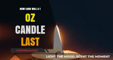 Candle Burning: 1-Oz Candle Duration Explained