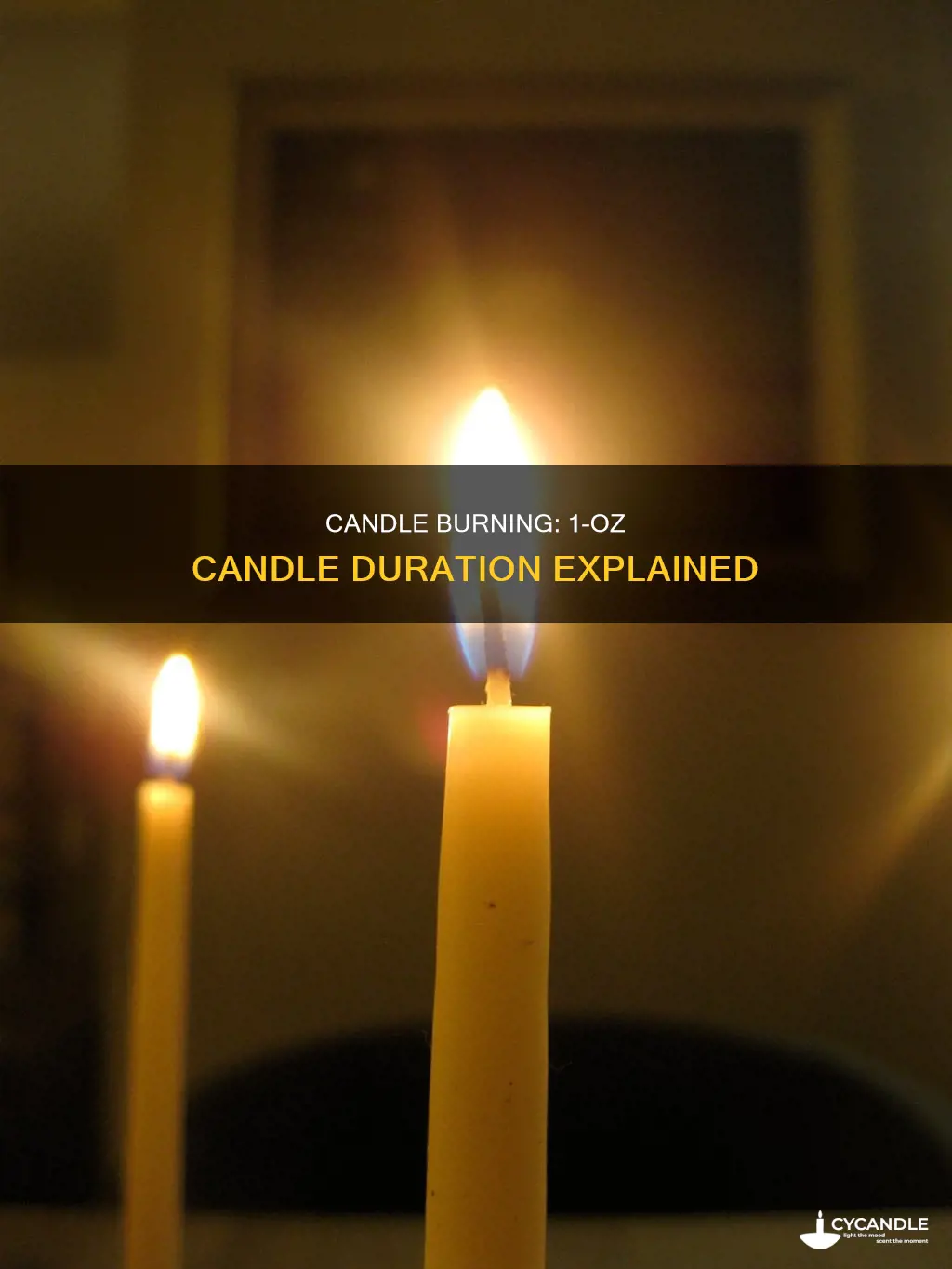 how long will a 1 oz candle last