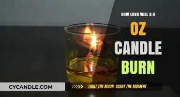 4 oz Candle Burn Time: How Long Does It Last?