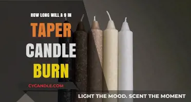 Taper Candle Burn Time: How Long Does a 9-Inch Last?