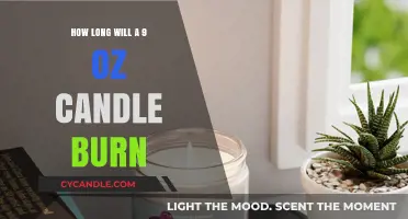 9 oz Candle Burn Time: How Long Does It Last?