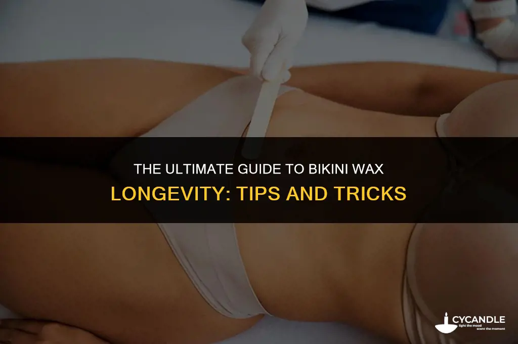 how long will a bikini wax last
