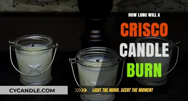 Crisco Candle Burn Time: How Long Does It Last?