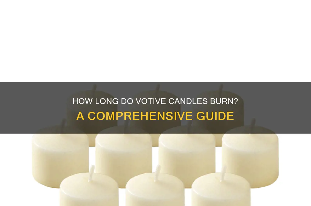 how long will a voltive candle burn