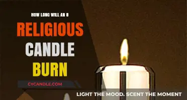 Religious Candle Burn Time: How Long Does an 8-Inch Last?