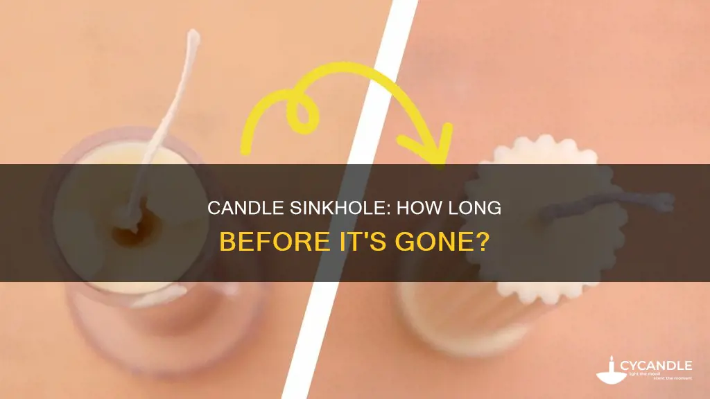 how long will take for candle sinkhole