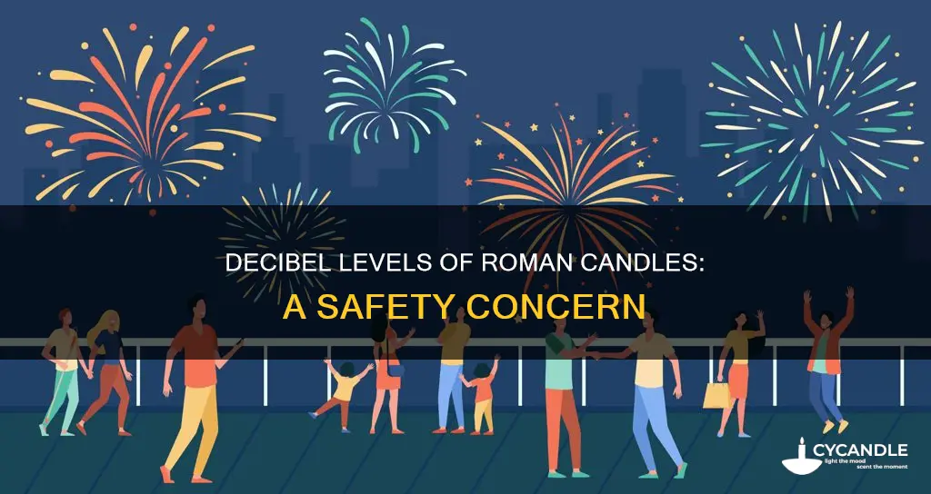 how loud are roman candles