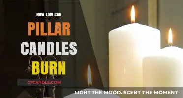 How Low Can Pillar Candles Burn? A Comprehensive Guide